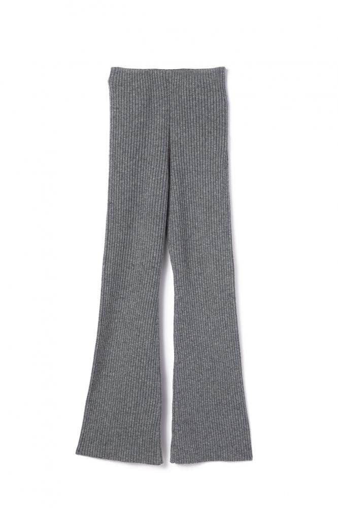 RIELLE riche - 3way Layered Rib Knit Pants(Gray)
