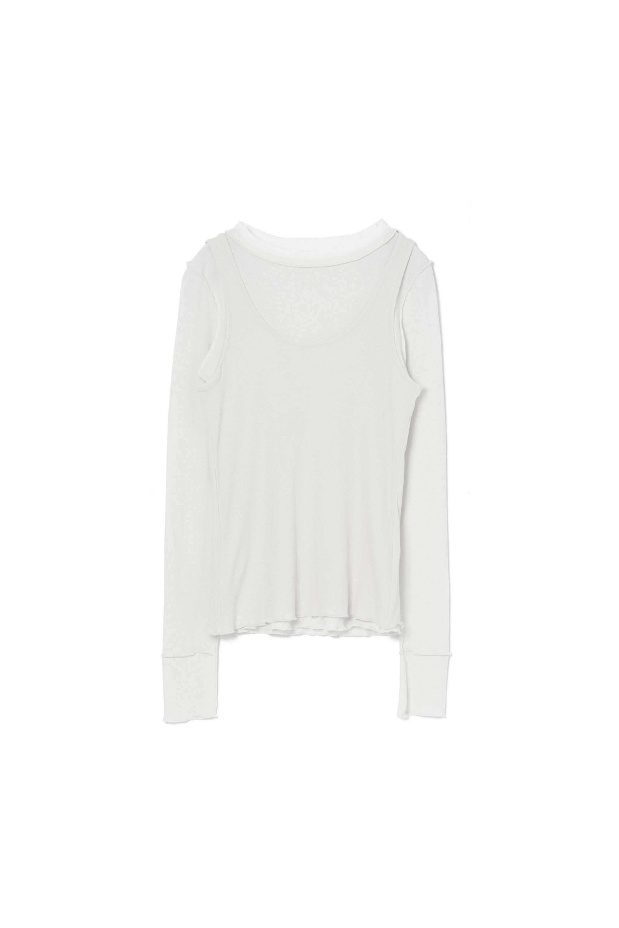 リエルリシェ tops ！今期新作！ レースニットタンクトップ（ブラウン）