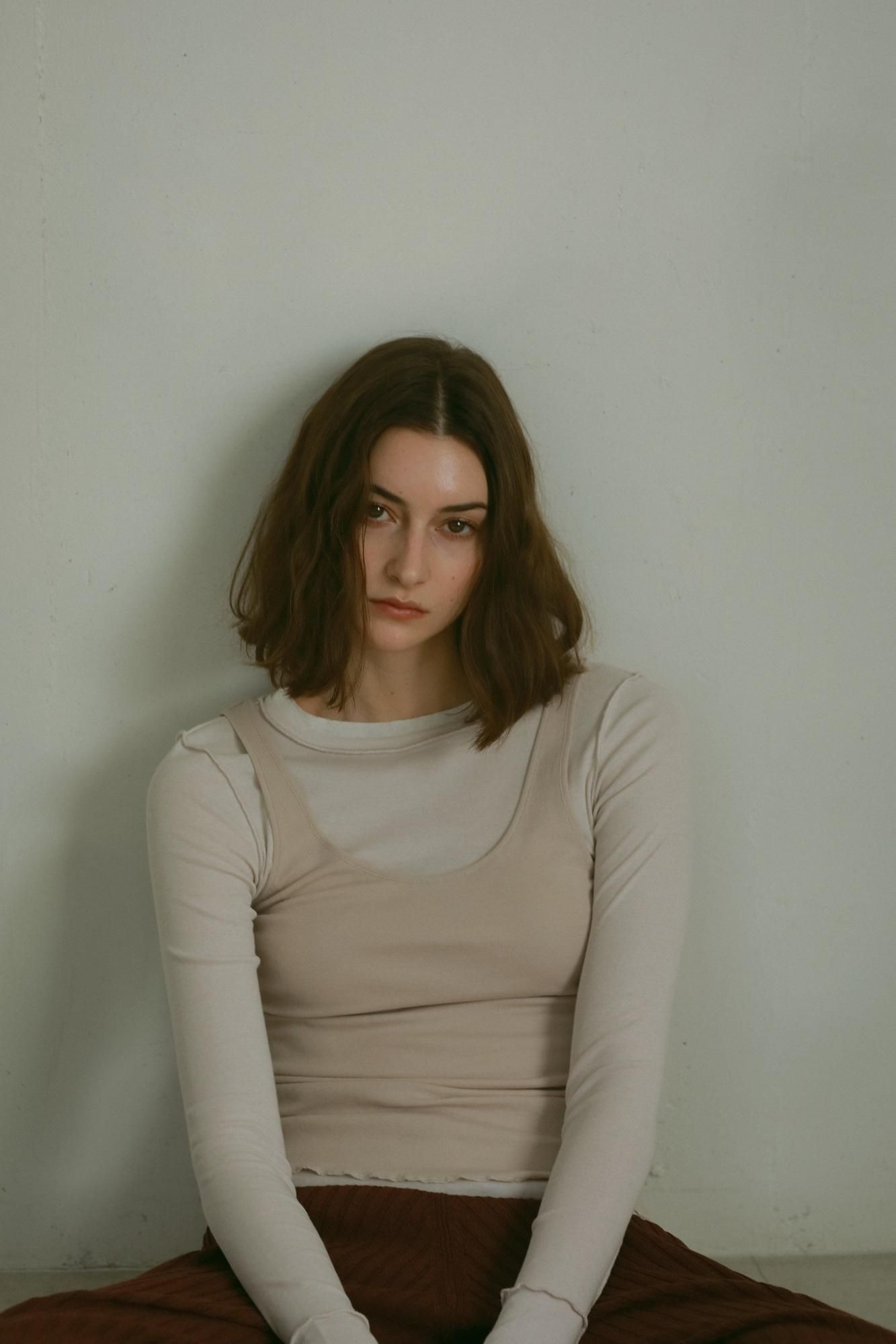 リエルリシェ tops ！今期新作！ Frill Tops(Black) - RIELLE RICHE