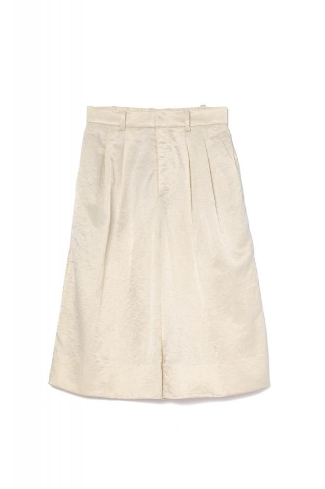 RIELLE riche - Satin Half Pants(Ivory)