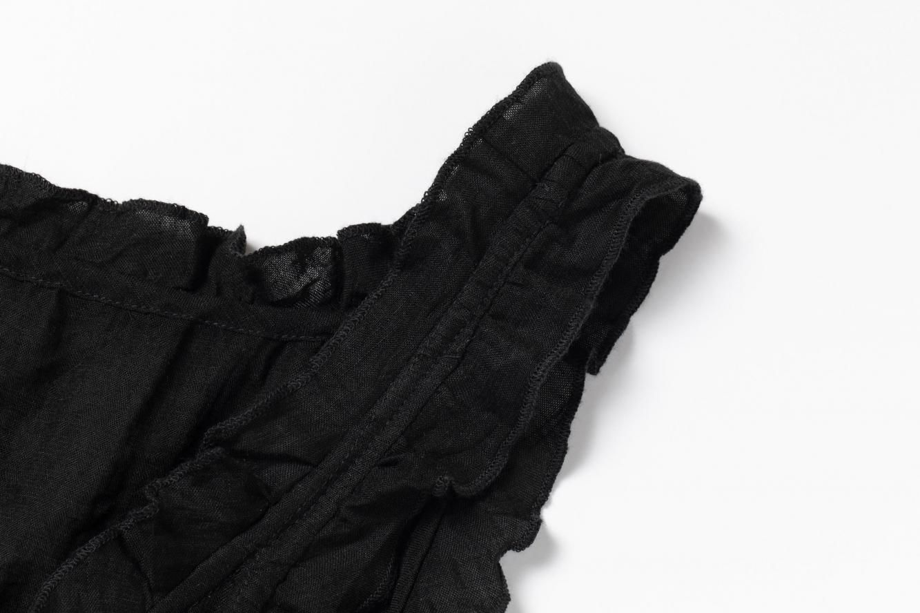 Frill Tops(Black) - RIELLE RICHE