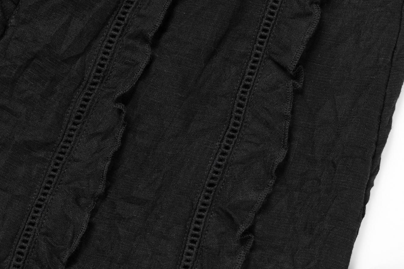 Frill Tops(Black) - RIELLE RICHE
