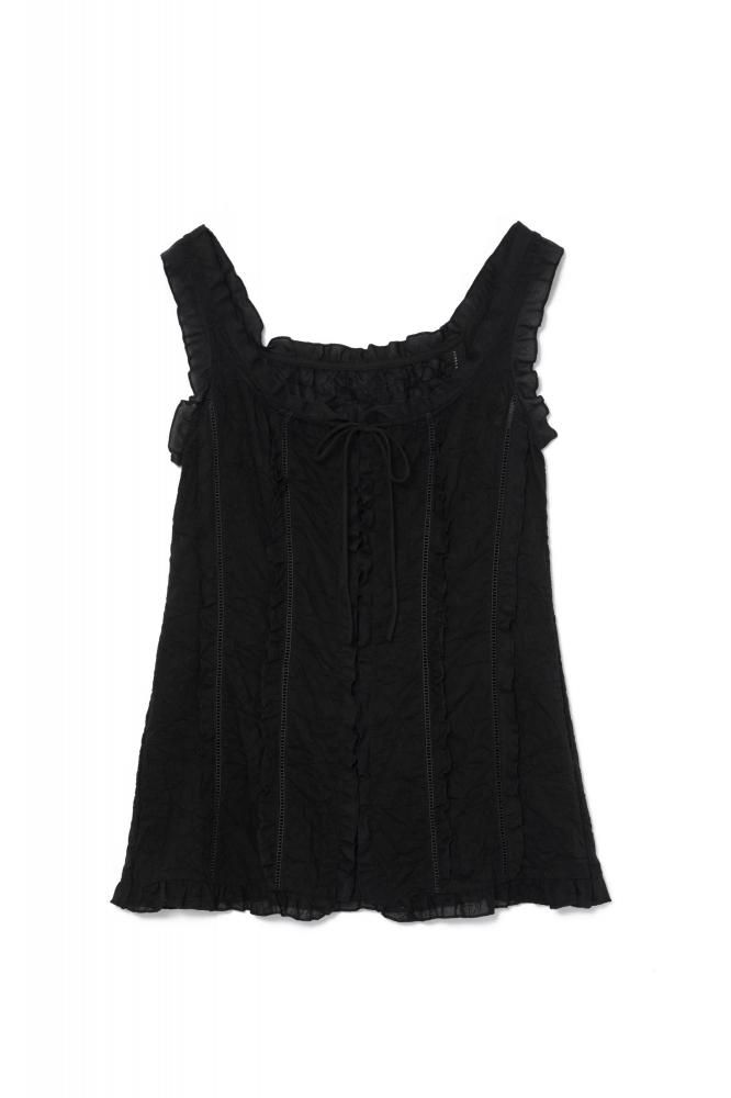 RIELLE riche - Frill Tops(Black)