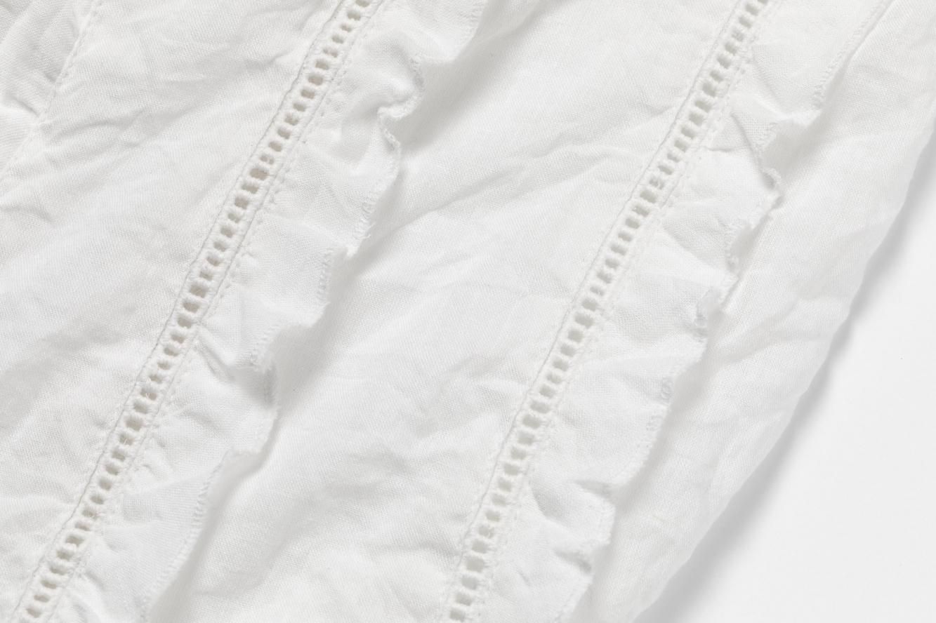 Frill Tops(White) - RIELLE RICHE