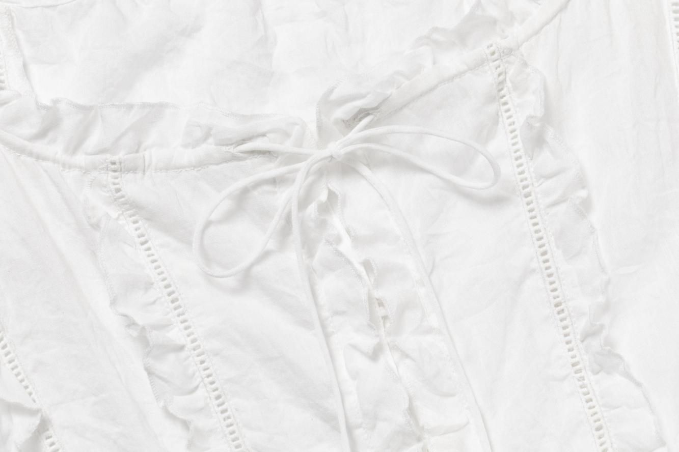 Frill Tops(White) - RIELLE RICHE