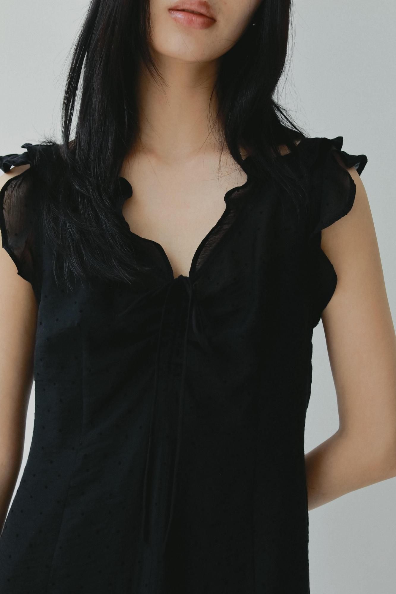 シアードットワンピース（ブラック）