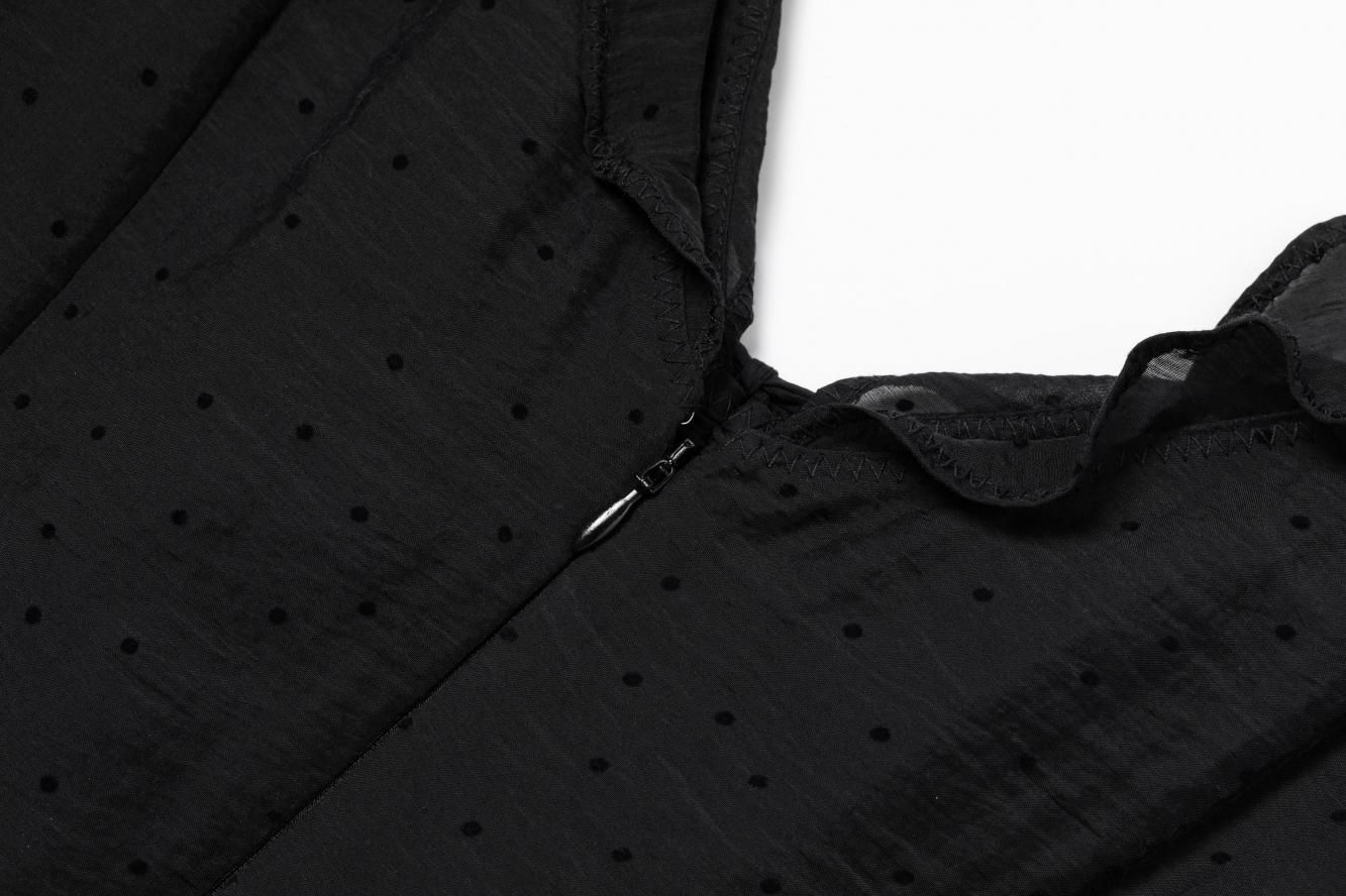 シアードットワンピース（ブラック）