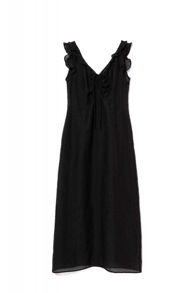 RIELLE riche - ͽSheer Dot One-piece(Black)