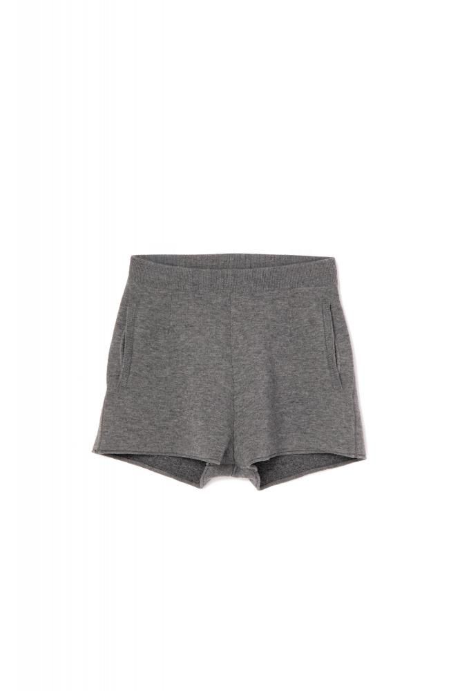 rielle riche Knit Short Pants Brushed Knit Winter Short with Wide
