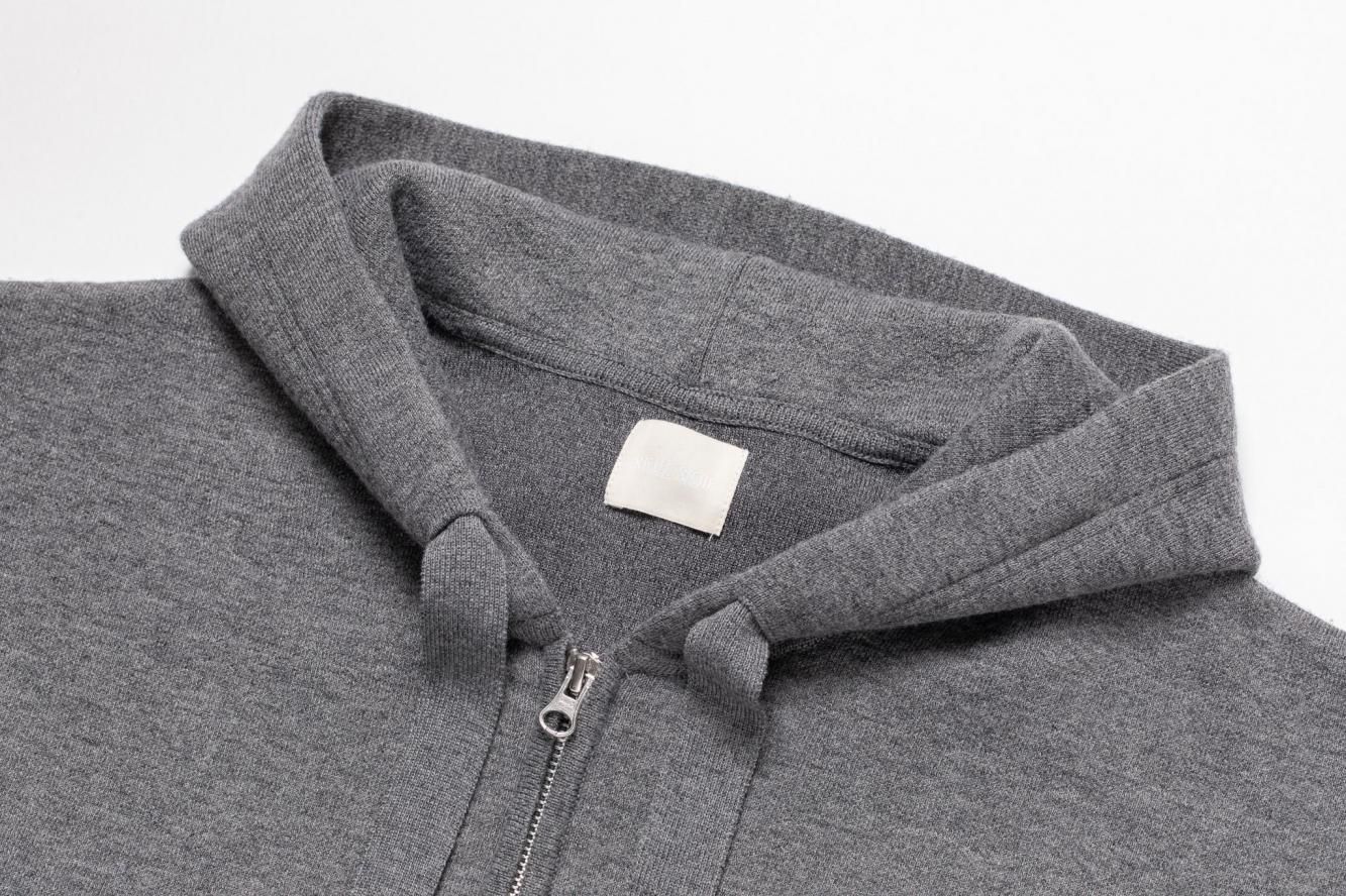 ニットフーディ（グレー）