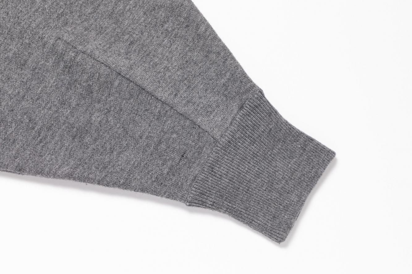 ニットフーディ（グレー）