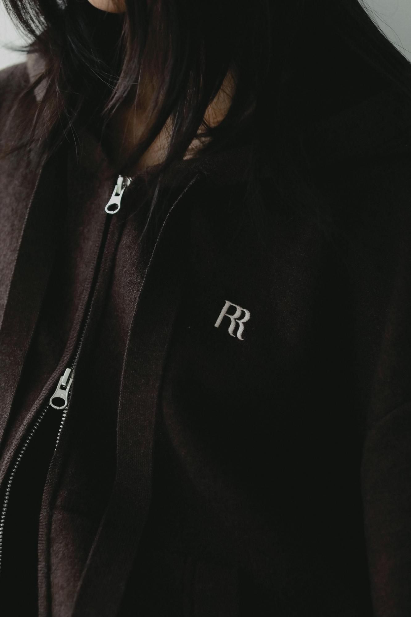 ニットフーディ（ブラウン）