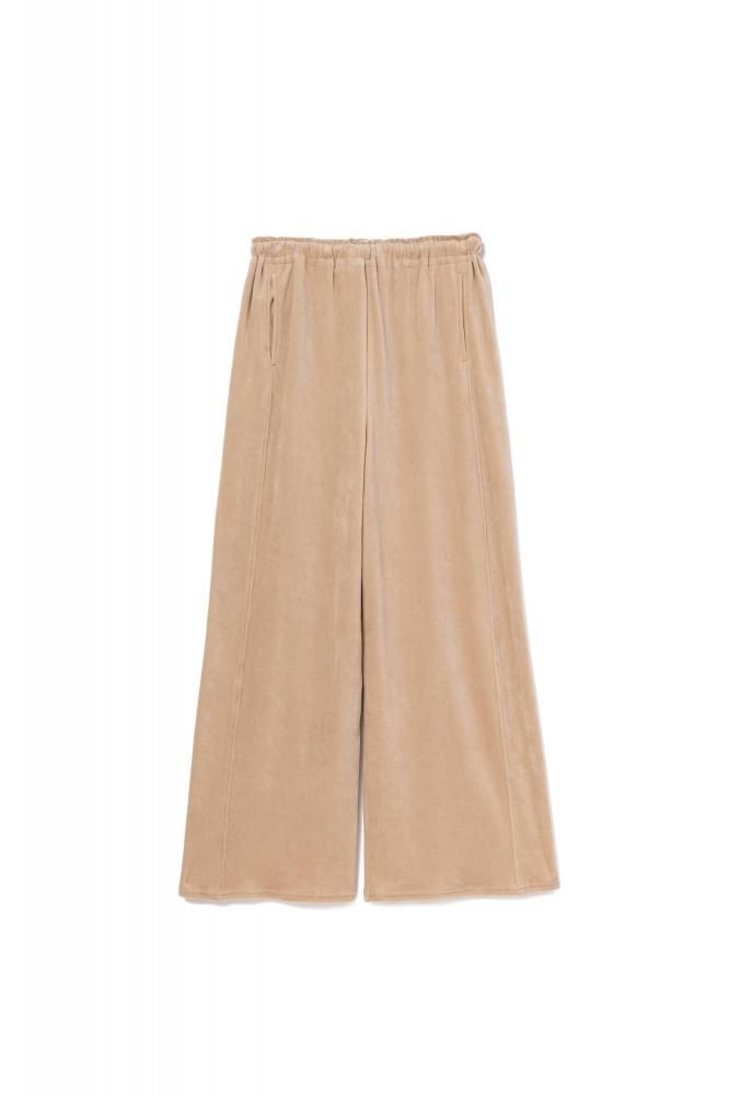 RIELLE riche - Velour Pants(Beige)