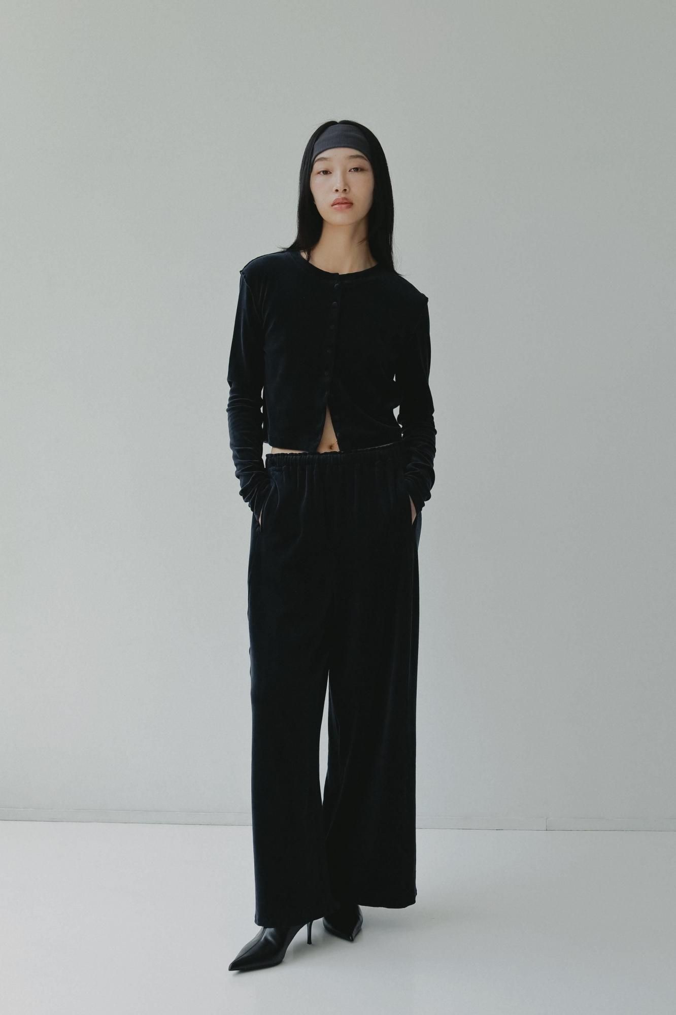 Tabrik ベロアローブカーディガン（黒） Tabrik ベロアローブカーディガン（黒） Tabrik ベロアローブ