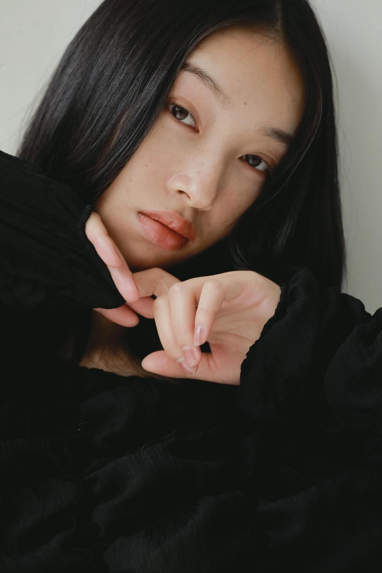 【新品】リエルリシェShirring Long Sleeve Tops シャーリングロングスリーブトップス（アイボリー）