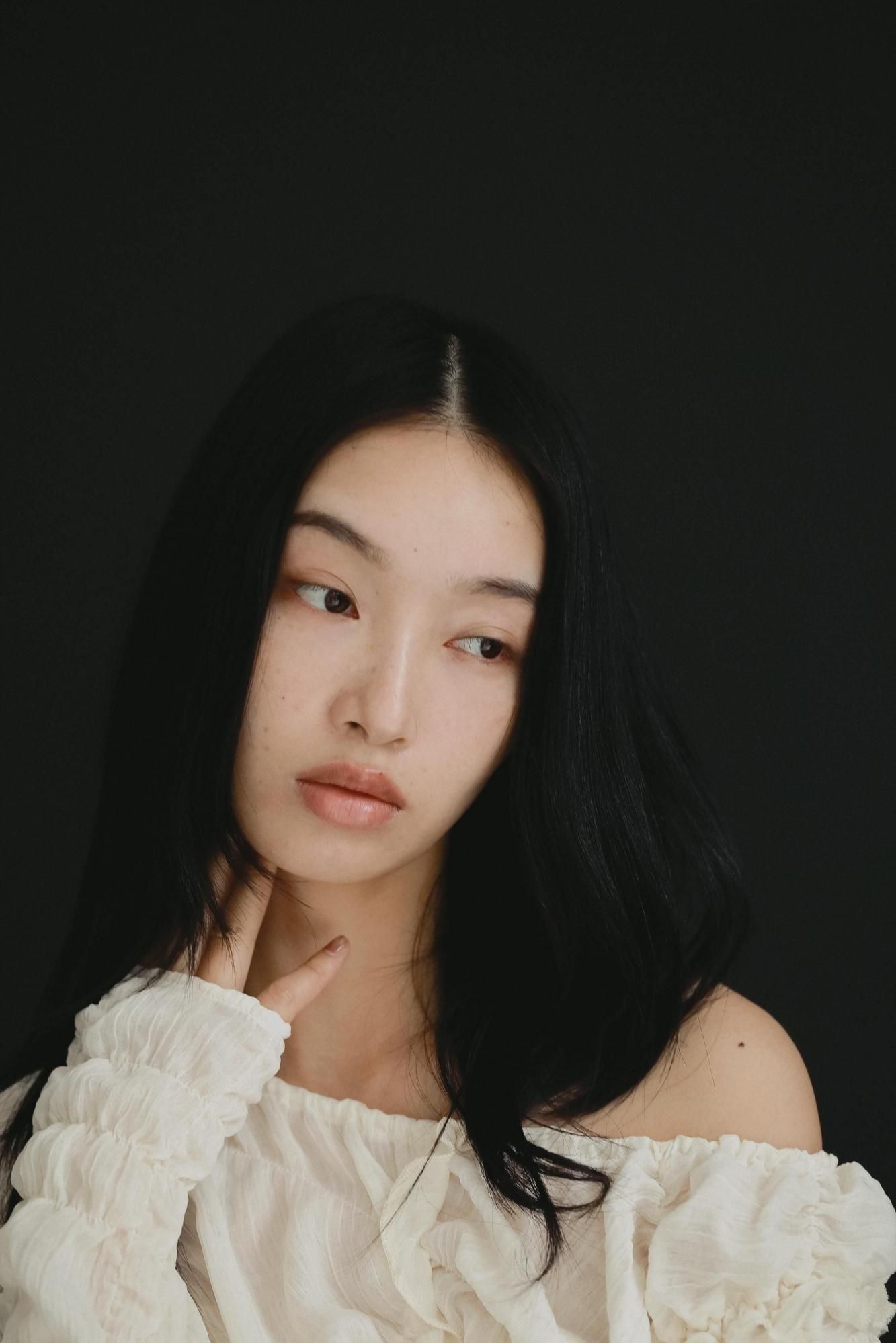 【新品】リエルリシェShirring Long Sleeve Tops シャーリングロングスリーブトップス（アイボリー）