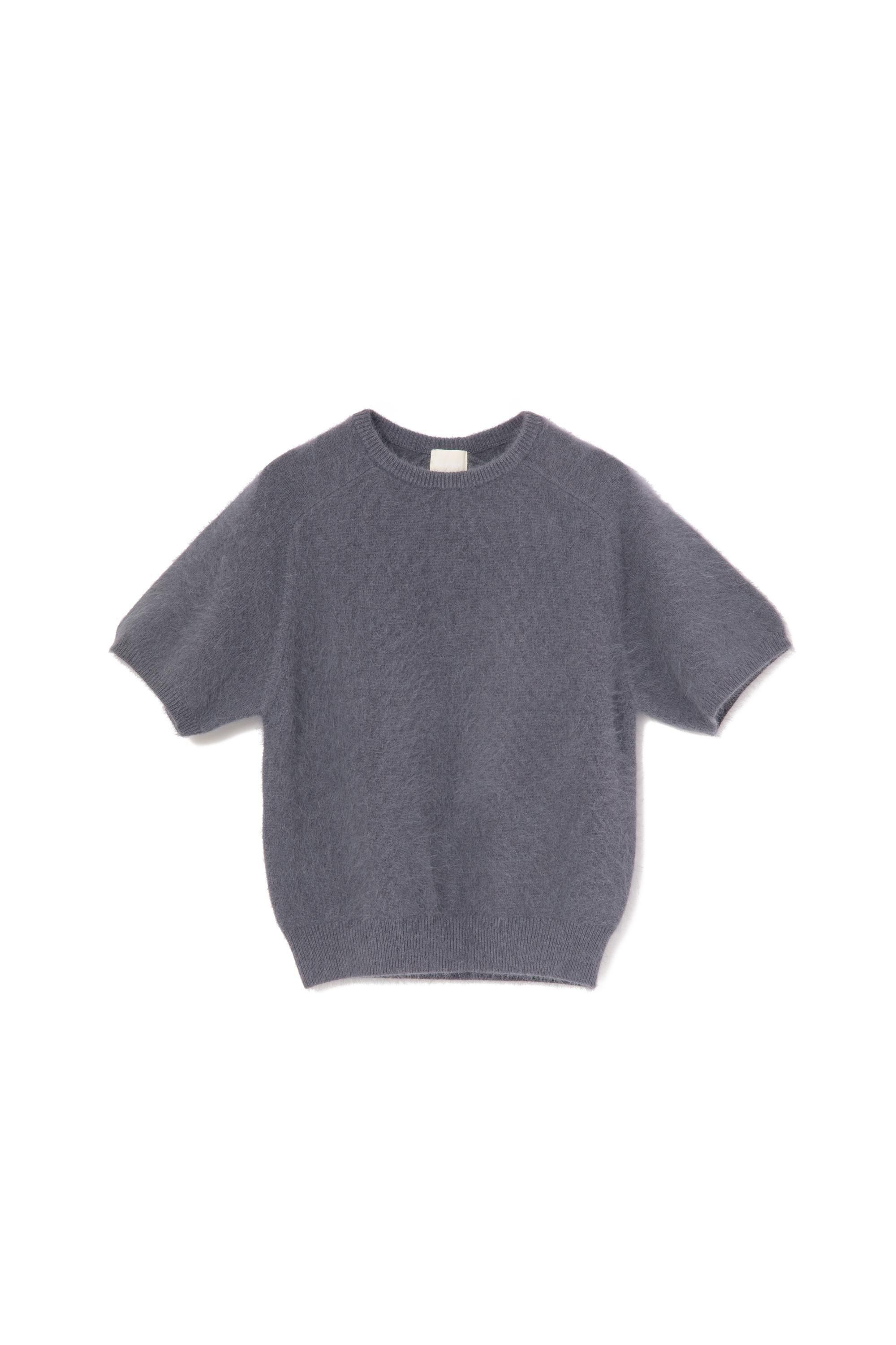 ヨッシー【2着セット】PHIGVELフィグベル ショートスリーブニット フラッフィーフォックスミックスショートスリーブニットトップス