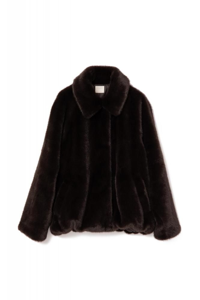 RIELLE riche - Fur Coat(Brown)