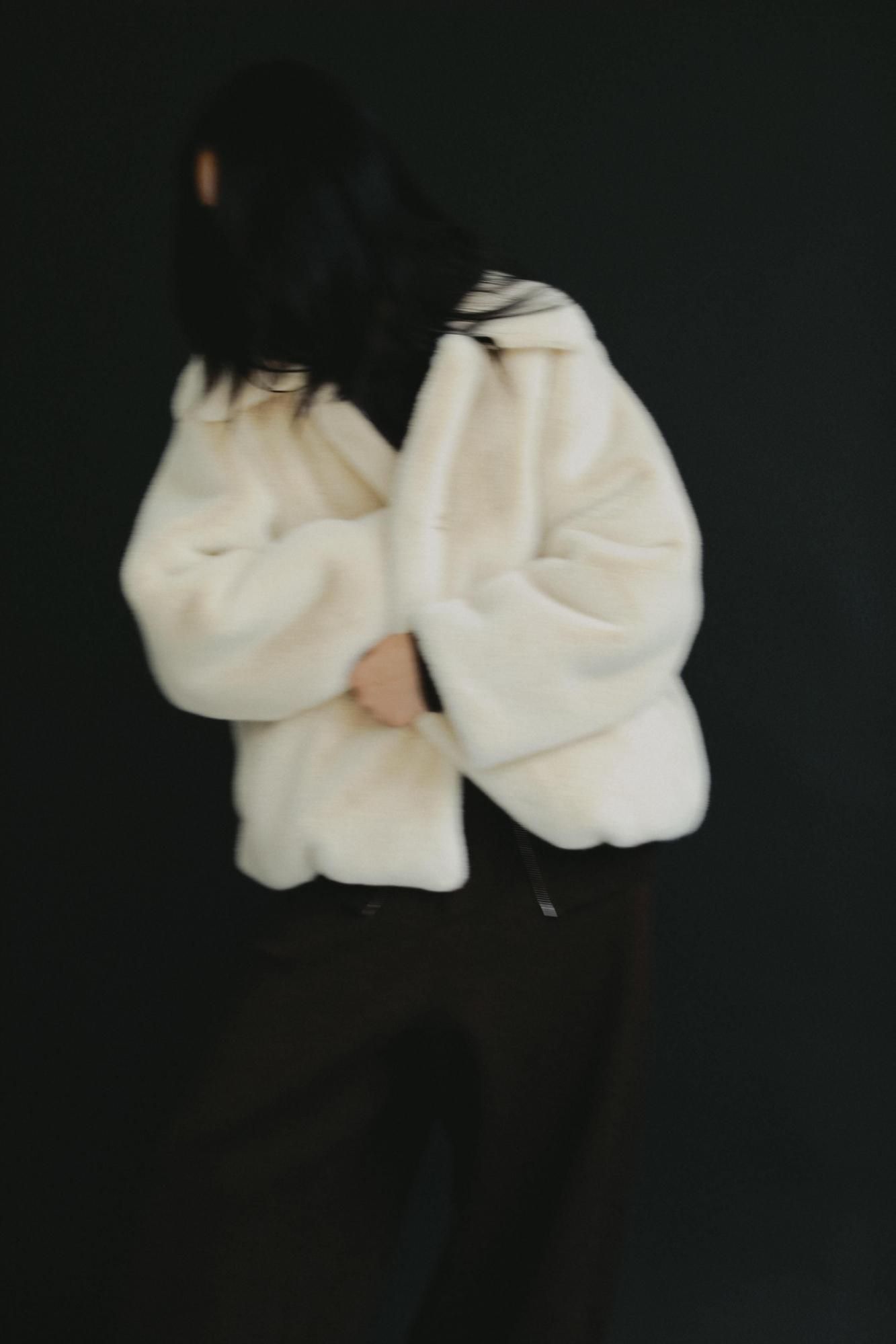 ファーコート（アイボリー）