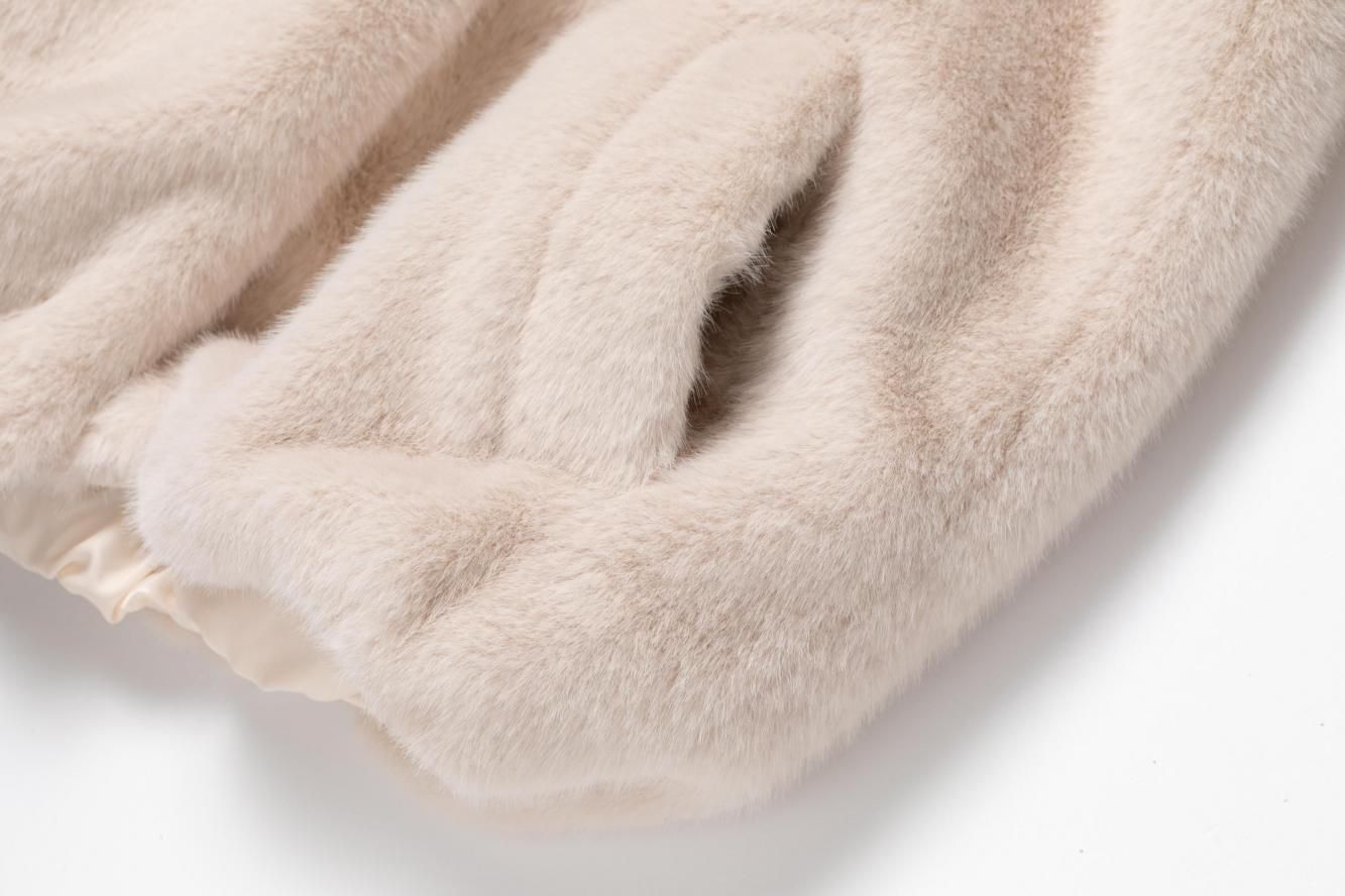 rielle riche Fur Coat(Ivory) ファーコートアイボリー ファーコート（アイボリー）