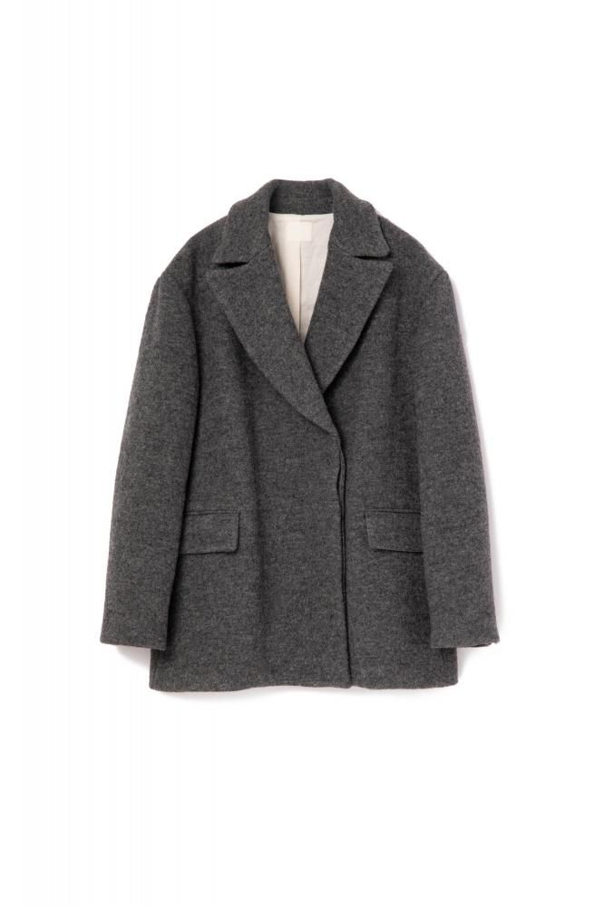 RIELLE riche - Wool Jacket Coat(Gray)
