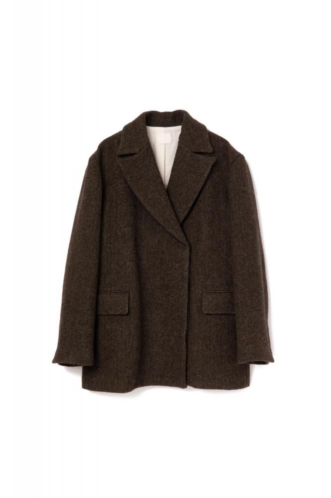 RIELLE riche - Wool Jacket Coat(Brown)
