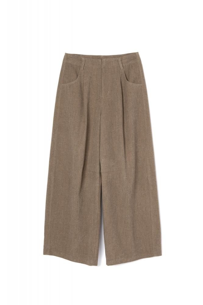 RIELLE riche - ͽCurvy Tack Pants(Beige)