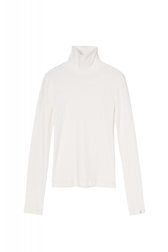 RIELLE riche - ͽSheer Turtleneck Tops(Ivory)