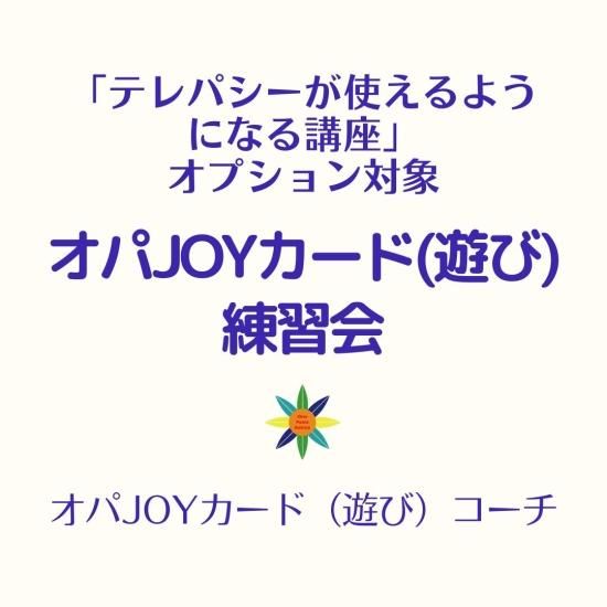 オパjoyカード 遊び 練習会 星の降る里 オパ Online Shop