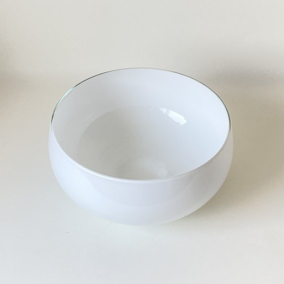 HOLMEGAARD GLASS BOWL | white