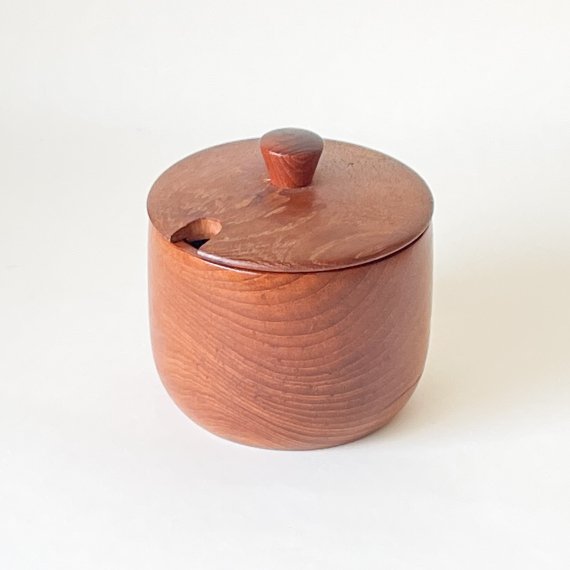 WOODEN CANISTER - B
