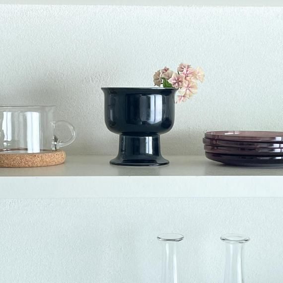 CERAMIC POT | black