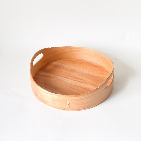 WOODEN TRAY | round