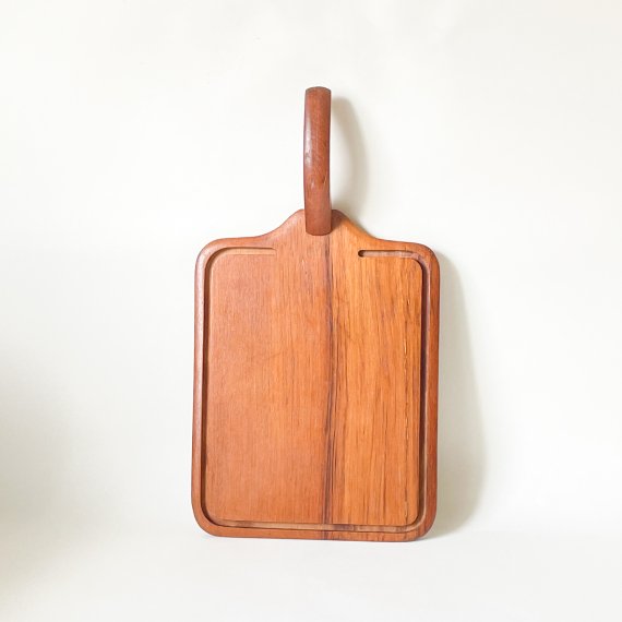 TEAK TRAY with HANDLE