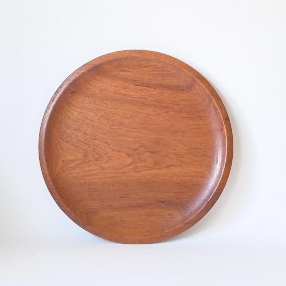 TEAK TRAY | round