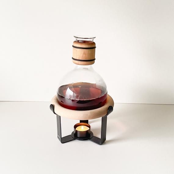GREGG POT & WARMER | black