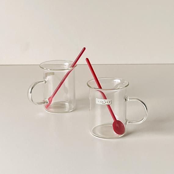 BODA NOVA GLASS MUG & MUDDLER SET