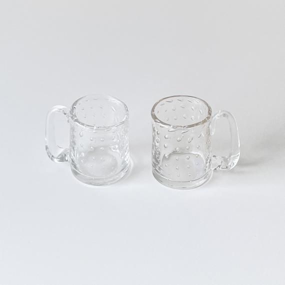 GLASS MINI MUG | 2 pcs SET