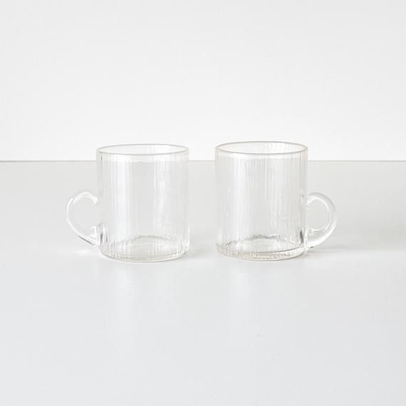 GLASS MINI MUG | 2 pcs SET