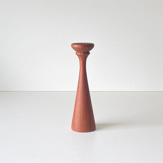 TEAK CANDLE STAND