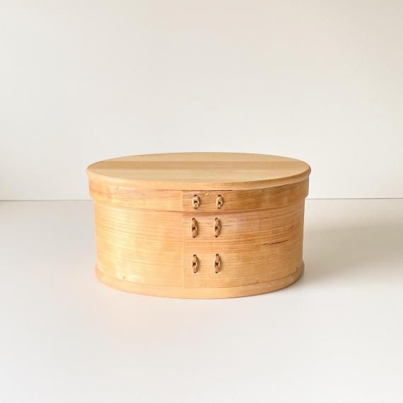 WOODEN OVAL BOX