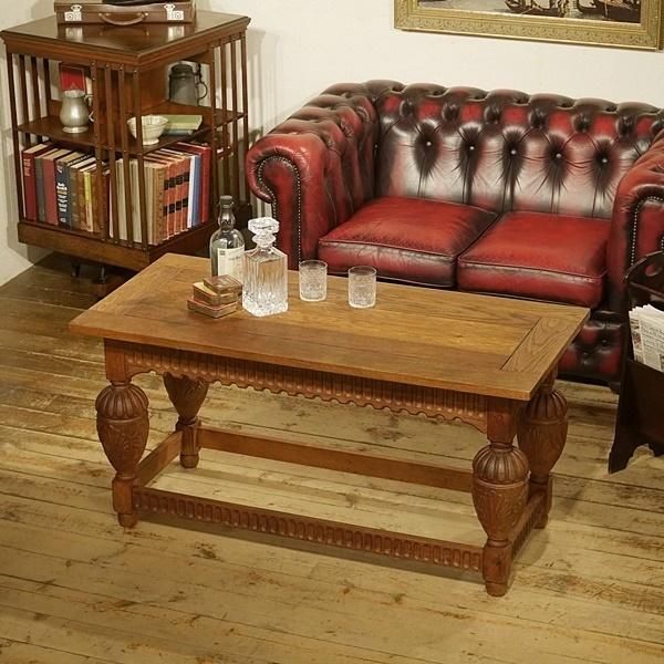 都内で 英国イギリスアンティーク家具 バルボス コーヒーテーブル 西洋