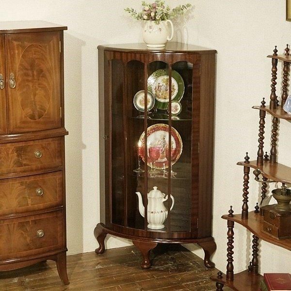 英国イギリスアンティーク家具 | コーナーキャビネット | 猫脚 英国イギリスアンティーク家具 | コーナーキャビネット | 猫脚