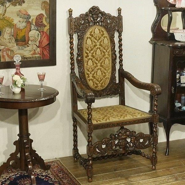 英国イギリスアンティーク家具 | 大型アームチェア | ゴシック 英国イギリスアンティーク家具 | 大型アームチェア | ゴシック