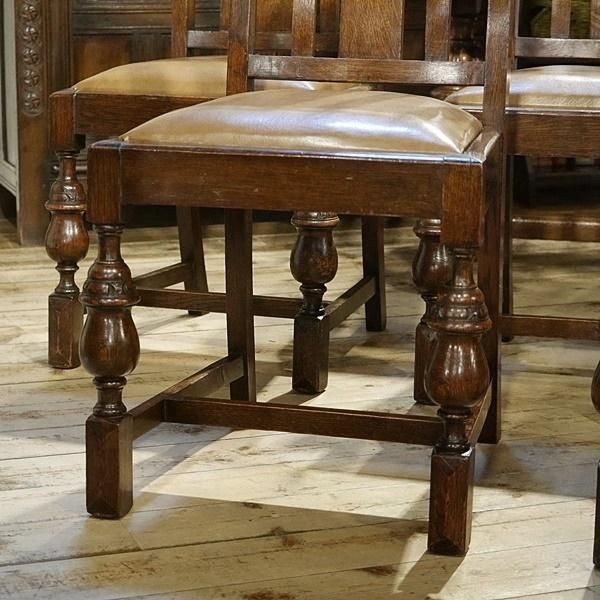 ダイニングチェア | オークチェア バルボスレッグ - Q'S ANTIQUES ダイニングチェア | オークチェア バルボスレッグ - Q'S ANTIQUES