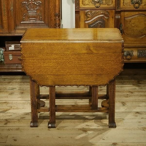 英国アンティーク家具 | ゲートレッグテーブル | オーク材総無垢 B043 英国アンティーク家具 | ゲートレッグテーブル | オーク材総無垢 B043
