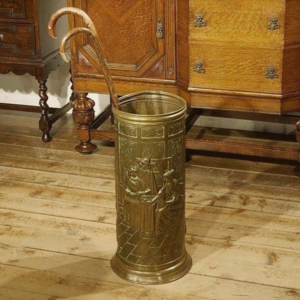 英国アンティーク傘立て|真鍮製 - Q'S ANTIQUES 英国アンティーク傘立て|真鍮製 - Q'S ANTIQUES