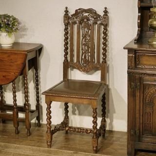 イギリスアンティーク オーク サイドテーブル／無垢材/英国家具／ディスプレイ 0000000082452_aCFA1X4.jpg