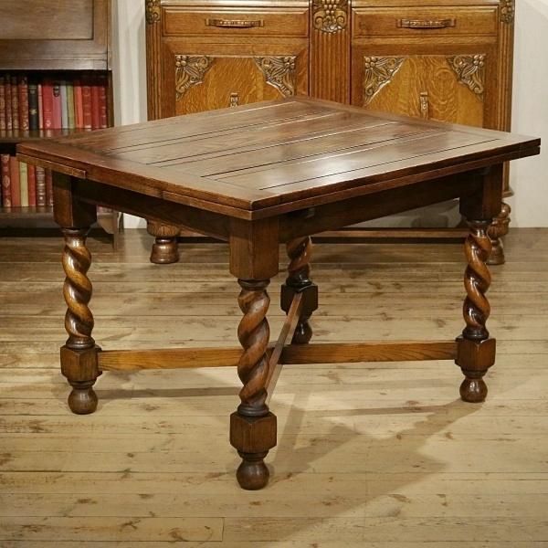英国アンティーク | ドローリーフテーブル - Q'S ANTIQUES