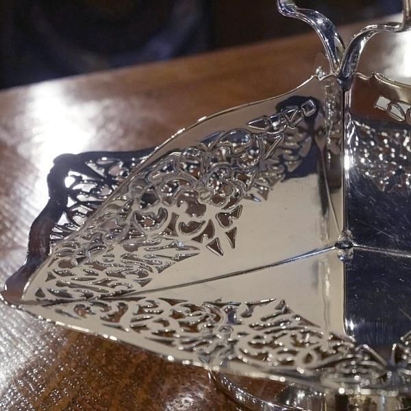 【Sheffield Silver Co.】 ワイントレー 35cm Sheffield Silver Co.】 ワイントレー 35cm（Sheffield Antique